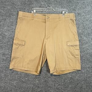 Lee Shorts Mens 42 Beige Khaki Extreme Comfort Chino Cargo‎ Shorts Stretch
